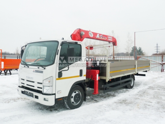 Манипулятор UNIC URV 374 на шасси ISUZU NPR75