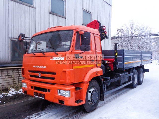 Манипулятор ИНМАН ИМ150N на шасси КАМАЗ 65115