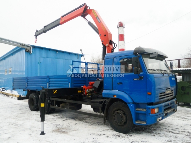 Манипулятор PALFINGER PK 18500A на шасси КАМАЗ 65117