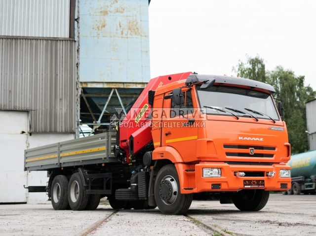 Манипулятор PALFINGER IM320 на шасси КАМАЗ 65115