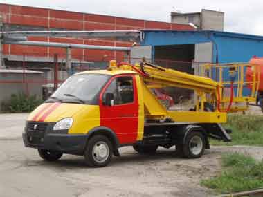 Автогидроподъемник ПСС-131.12Э (АПТ-12) на шасси ГАЗ 3302