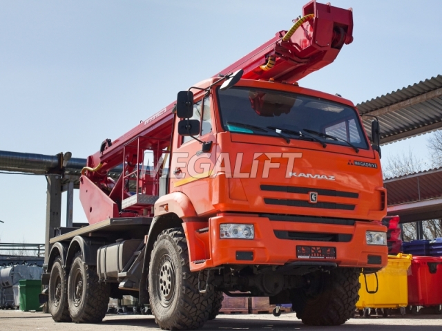 Автогидроподъемник ПСС-141.29Э на шасси КАМАЗ-43118