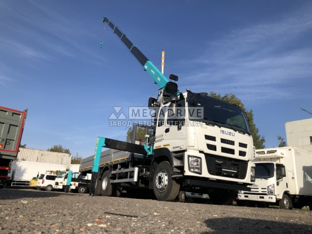 Манипулятор КМУ HL-8016L на базе шасси ISUZU FVR34ULS
