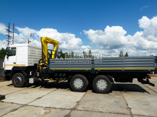 Манипулятор HYVA HB-147 на шасси МАЗ 6312В5