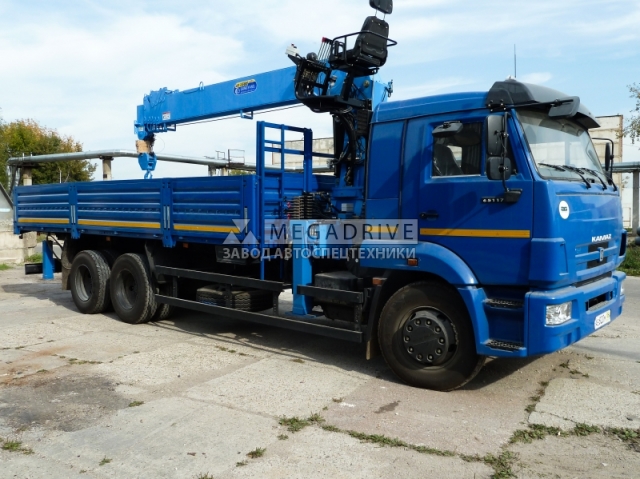 Манипулятор DONGYANG SS1506  на шасси КАМАЗ 65117