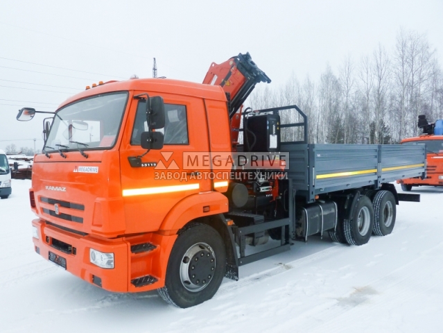 Манипулятор ATLAS 145CS на шасси КАМАЗ 65115