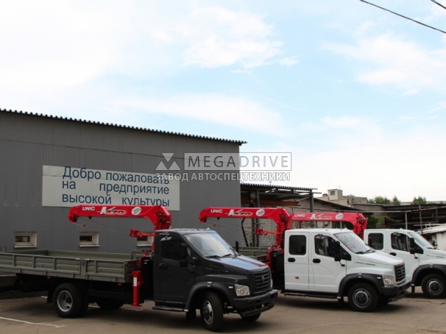 Манипулятор UNIC URV 374 на шасси ГАЗон NEXT