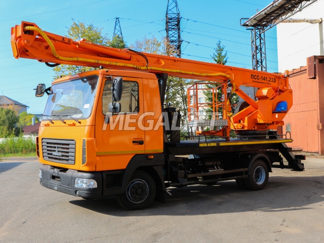 Автогидроподъемник ПСС-141.23Э на шасси МАЗ 4370