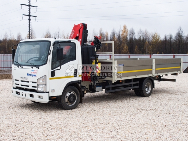 Манипулятор FASSI F80 на шасси ISUZU NPR75