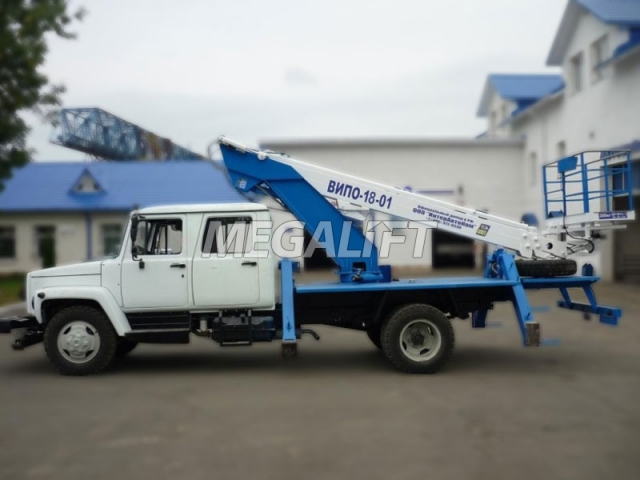 Автогидроподъемник ВИПО-18-01 на шасси ГАЗ 3309