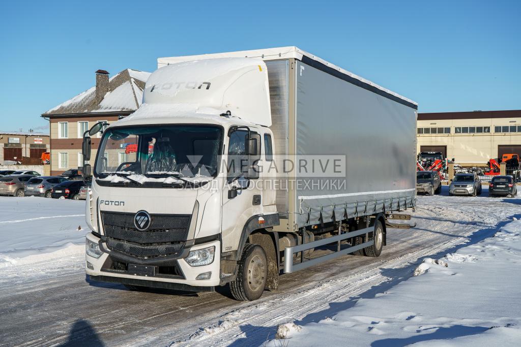 Шторно-бортовая платформа FOTON AUMAN D 1221