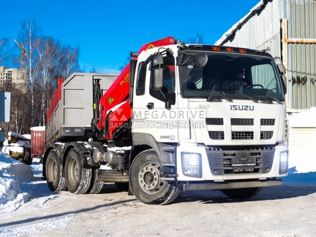 Манипулятор PALFINGER PK23500 C на шасси ISUZU GIGA