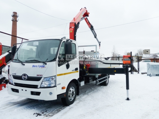 Манипулятор PALFINGER PK8500 на шасси HINO 300