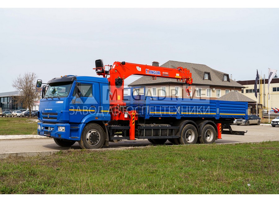 Манипулятор KANGLIM 1256 GII на шасси КАМАЗ 65117