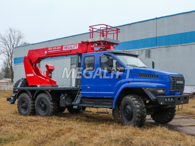 Автогидроподъемник ПСС-131.22Э на шасси УРАЛ NEXT