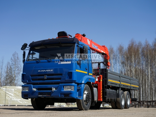 Манипулятор KANGLIM KS 1256G-II на шасси КАМАЗ 65117