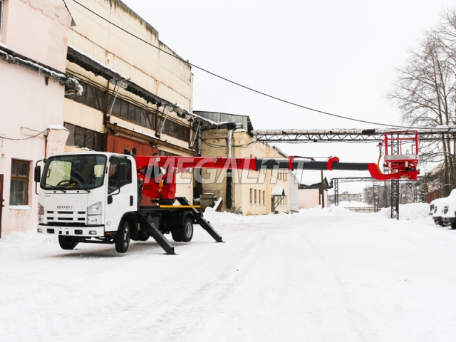 Автогидроподъемник ПСС-131.18Э на шасси ISUZU NMR 85