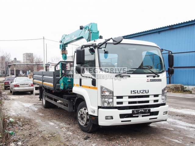 Манипулятор HKTC 5013-M на шасси ISUZU FSR90
