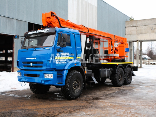 Автогидроподъемник ПСС-141.29Э на шасси КАМАЗ 43118