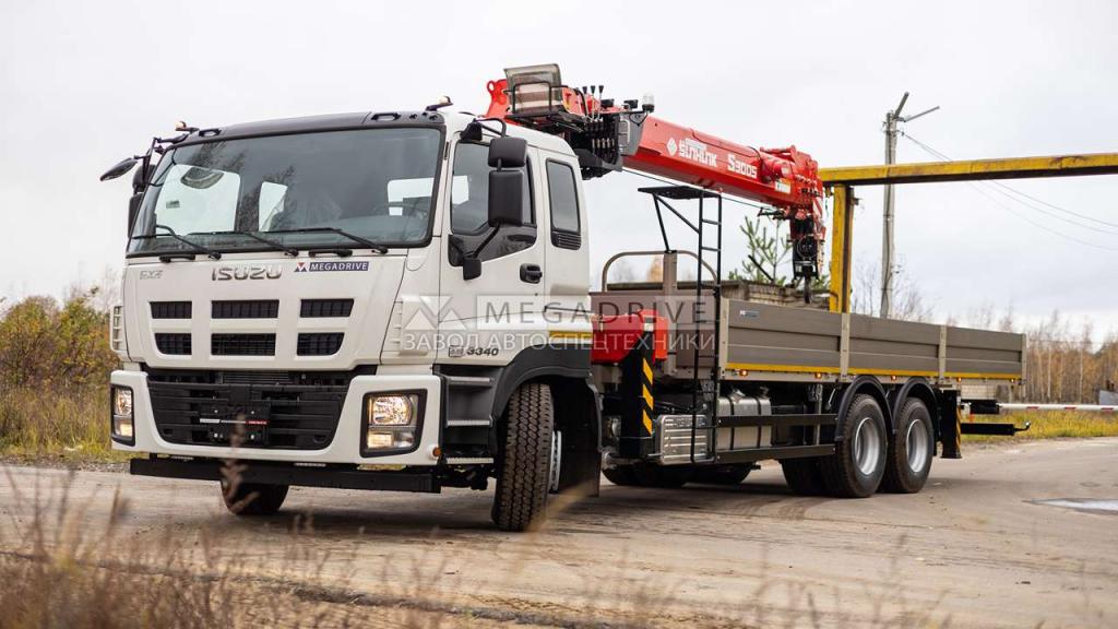 Манипулятор SUNHUNK S3005 на шасси ISUZU GIGA