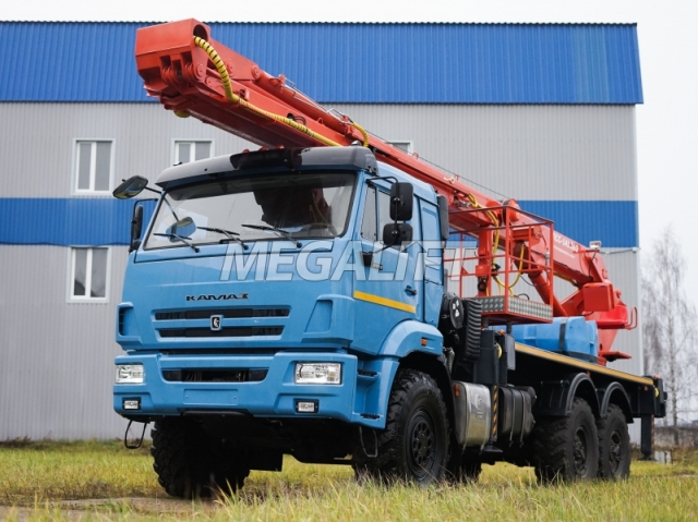 Автогидроподъемник ПСС-141.36Э (ML-36) на шасси КАМАЗ-43118