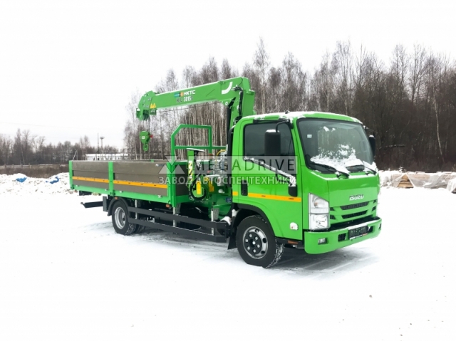 Манипулятор HKTC HLC-3015S на шасси ISUZU ELF