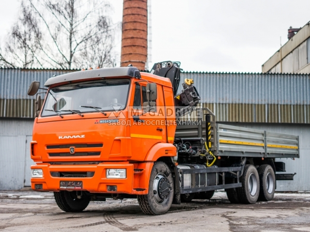 Манипулятор HIAB X-CL 16B-2 на шасси КАМАЗ 65115