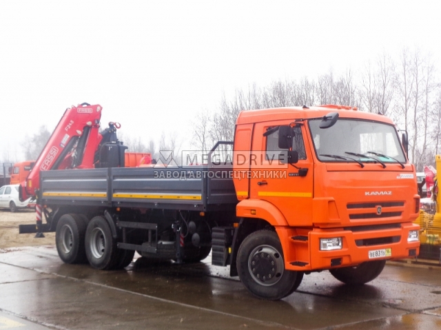 Манипулятор FASSI F245A на шасси КАМАЗ 65115
