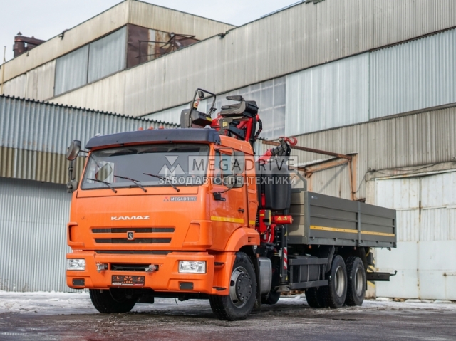 Манипулятор FASSI F245 на шасси КАМАЗ-65115