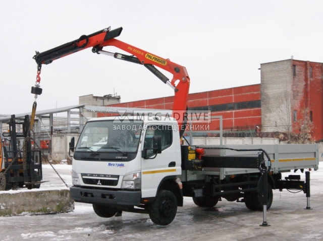 Манипулятор PALFINGER PK 11001K на шасси FUSO CANTER