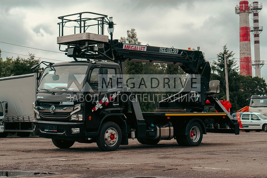 Автогидроподъемник ПСС-131.22Э на шасси DONGFENG C80S
