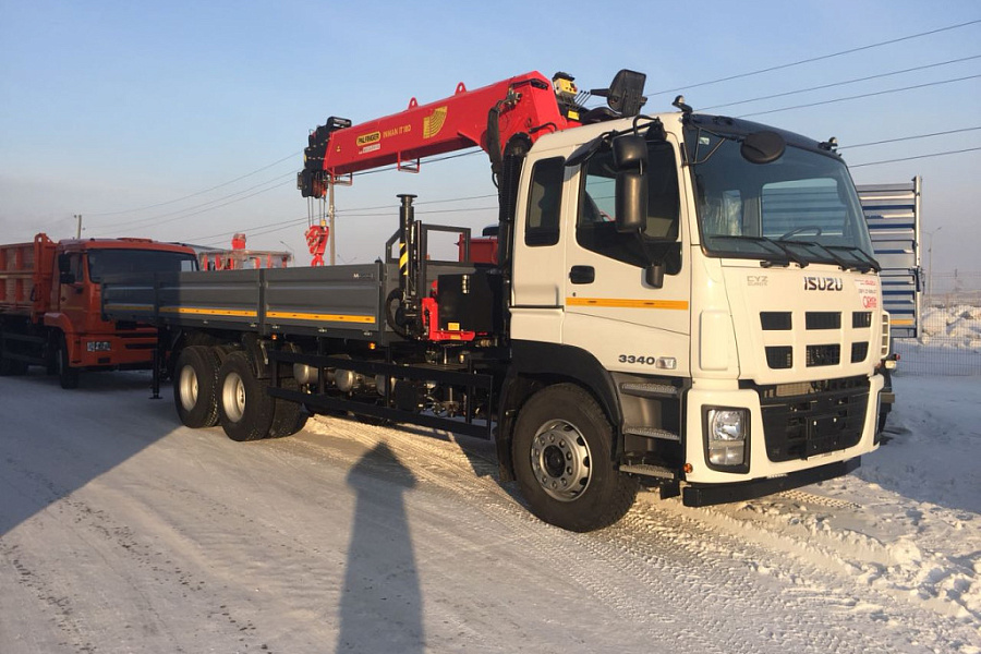 Манипулятор ИНМАН ИТ 180 на шасси ISUZU GIGA