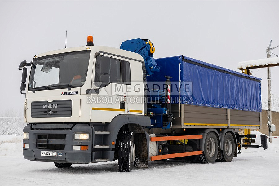Автокран Клинцы на базе шасси MAN TGA 33.350 6X4 BL с КМУ 25-К