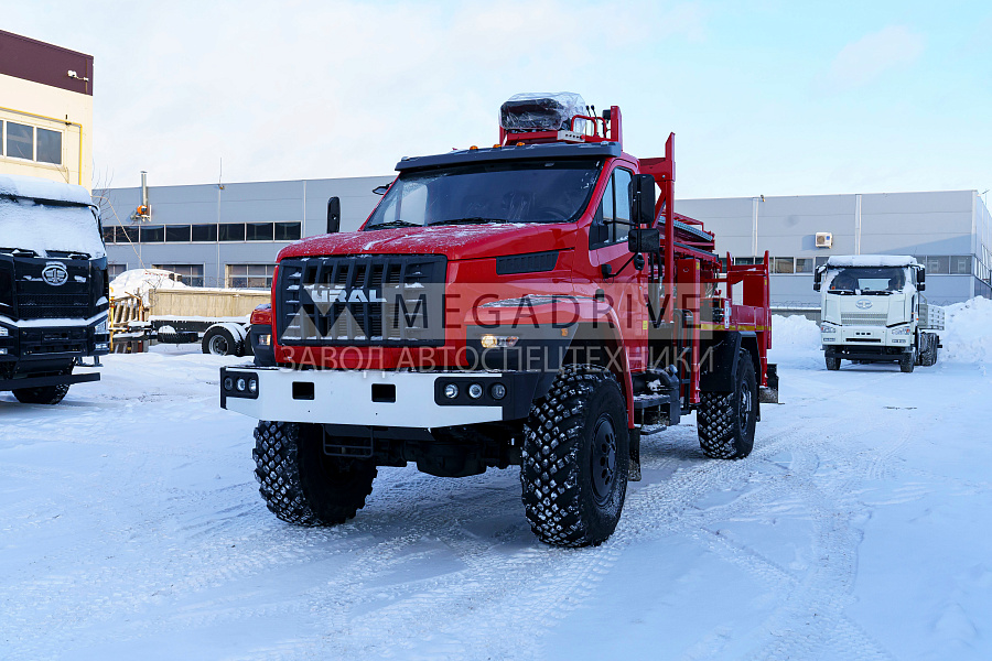 Бурильно-крановая машина KANGLIM KDC 5600 на шасси УРАЛ 43206 (БКМ)