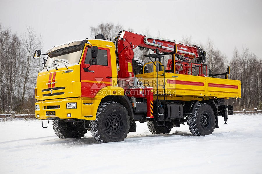 Манипулятор TAURUS 055A на шасси КАМАЗ 43502