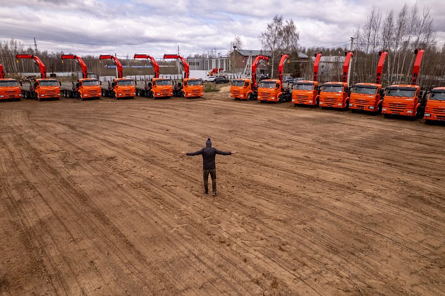 Манипулятор ИНМАН ИМ 320 на шасси КАМАЗ 65115-3081-48