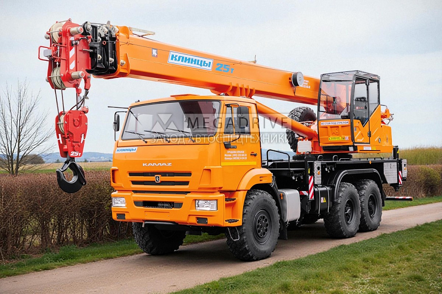 Автокран КЛИНЦЫ КС-55713-5К-2 на шасси КАМАЗ 43118