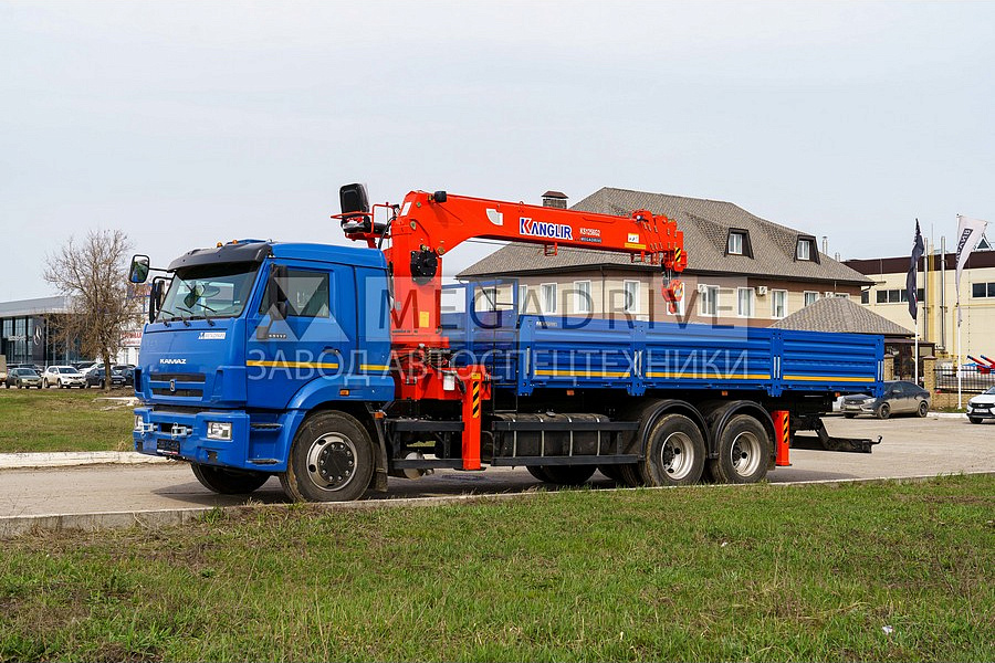 Манипулятор KANGLIM 1256 GII на шасси КАМАЗ 65117