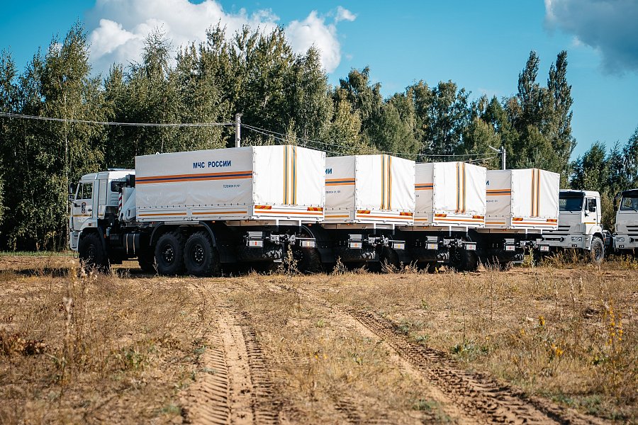 Отгрузка для МЧС: манипулятор ГАЛИЧАНИН-12К на шасси КАМАЗ 43118 