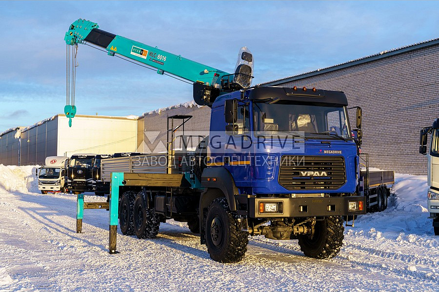 Манипулятор HKTC 8016 на шасси УРАЛ4320