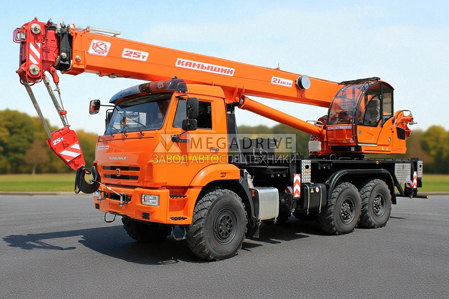 Автокран КАМЫШИН КС-55713-5K-1 на шасси КАМАЗ-43118