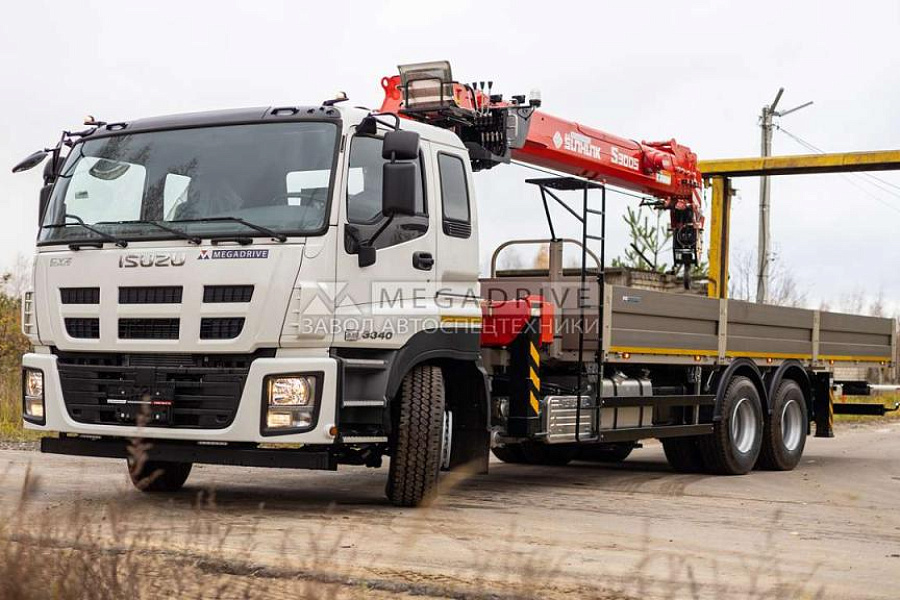 Манипулятор SUNHUNK S3005 на шасси ISUZU GIGA