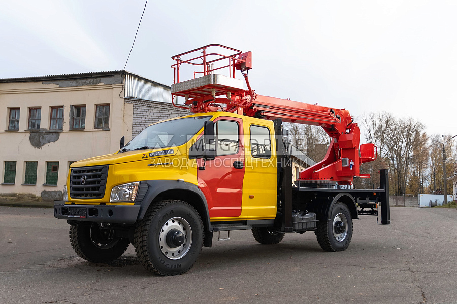 Автогидроподъемник ПСС-131.22Э на шасси ГАЗ С42А33 Садко-9