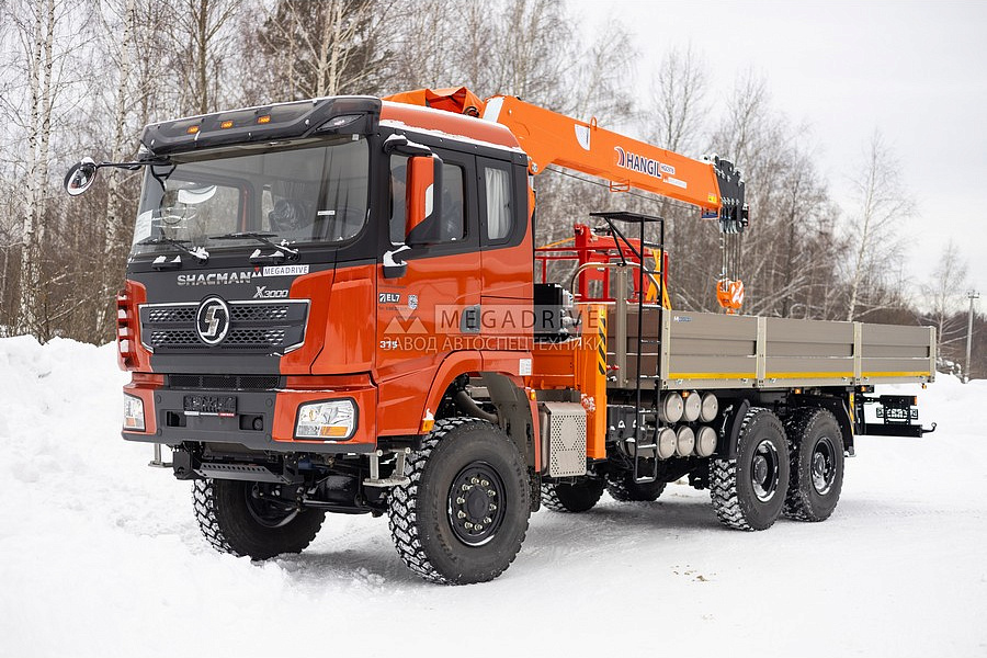 Манипулятор HANGIL HGC 976 на шасси  SHACMAN SX32586Т385